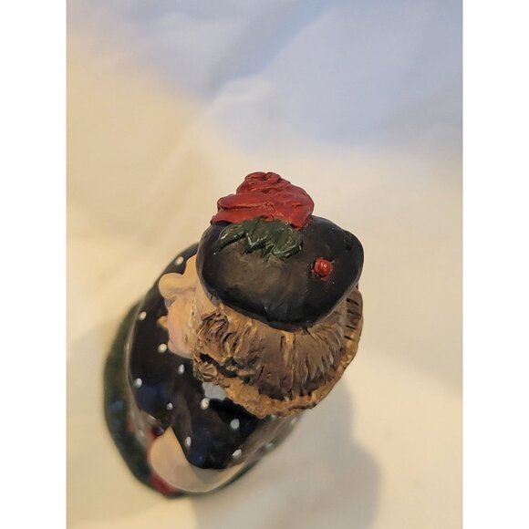 Hanford Ltd "Charlotte Dear" Crunkleton Resin Figurin Polka Dot Dress Vtg 1991 - Picture 5 of 11